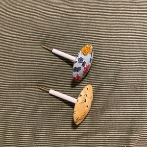 2 Madeline Fabric Wall Hooks- Urban Outfitters